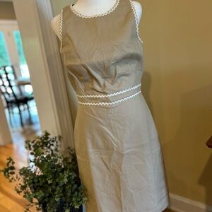 NWT J. Crew Suiting Sleeveless Dress